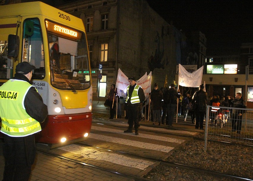 Protest pracowników MOPS