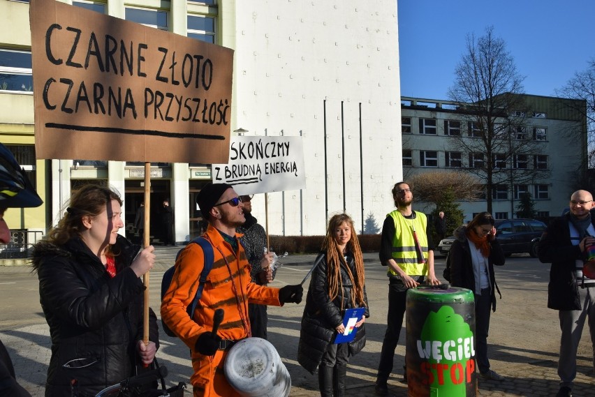 Demonstracja antywęglowa w Katowicach