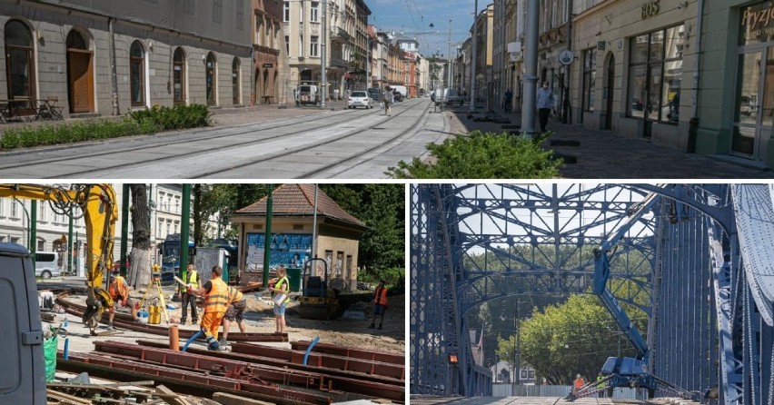 Kraków. Na przejazd ulicą Krakowską jeszcze musimy poczekać. Tramwaje mają na nią wrócić w drugiej połowie sierpnia [ZDJĘCIA]