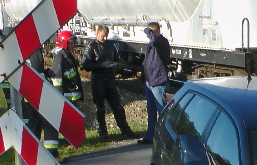 Chabsko: Wypadek na niestrzeżonym przejeździe kolejowym...