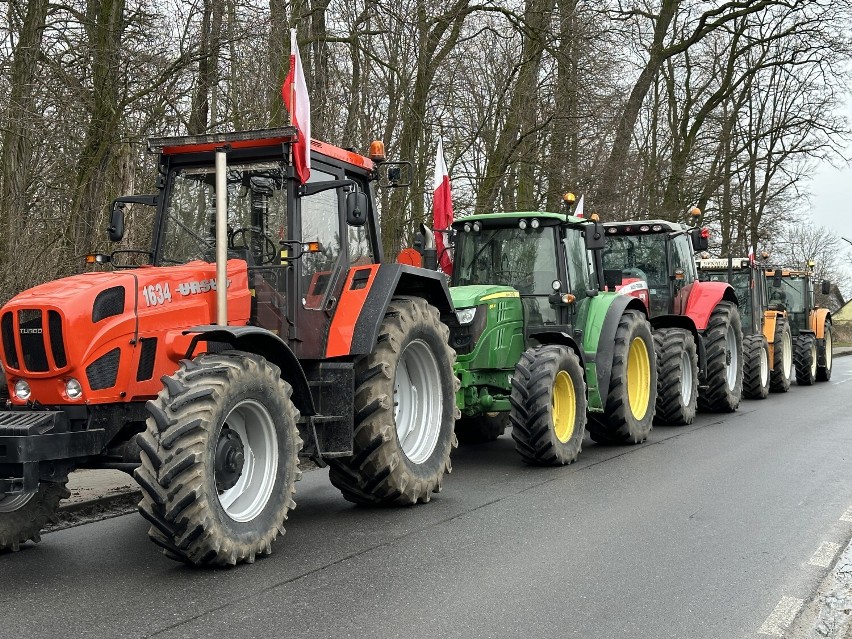 Protesty rolników przed biurami poselskimi w Kaliszu