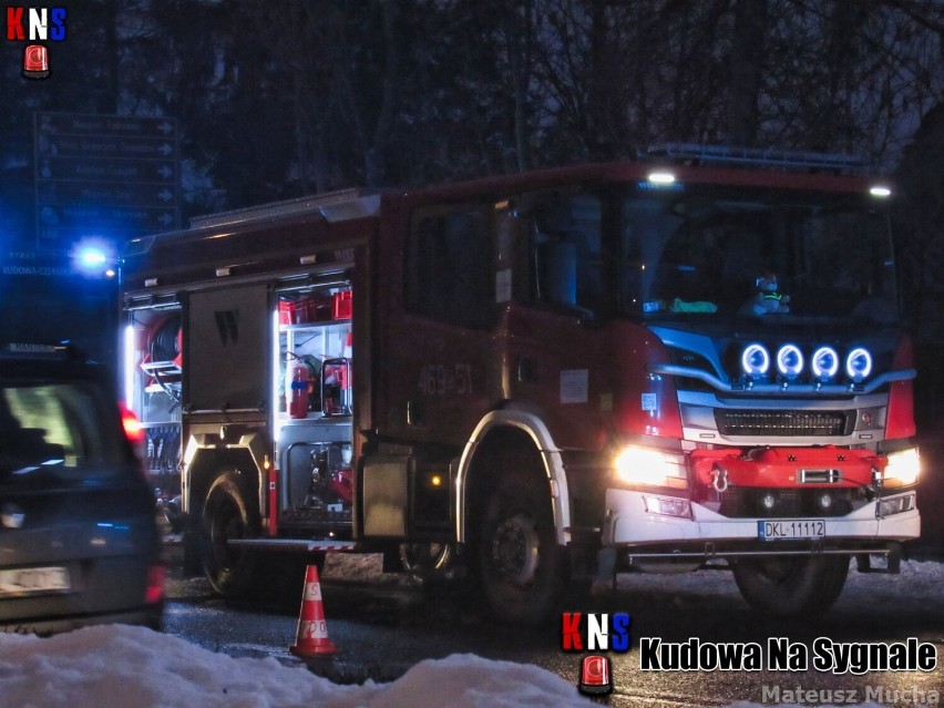 Kudowa-Zdrój: pożar pustostanu z osobami bezdomnymi?