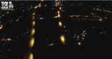 Sylwester w Niemczu z lotu drona [efektowne wideo]
