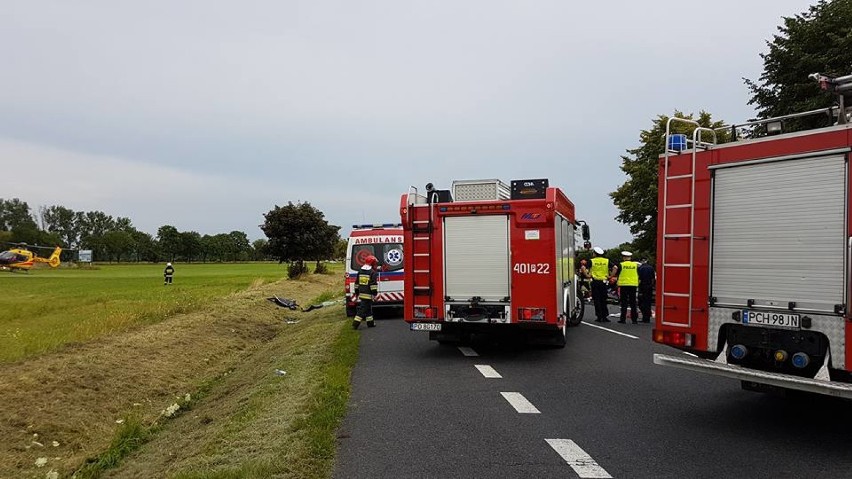 Groźny wypadek pod Wągrowcem