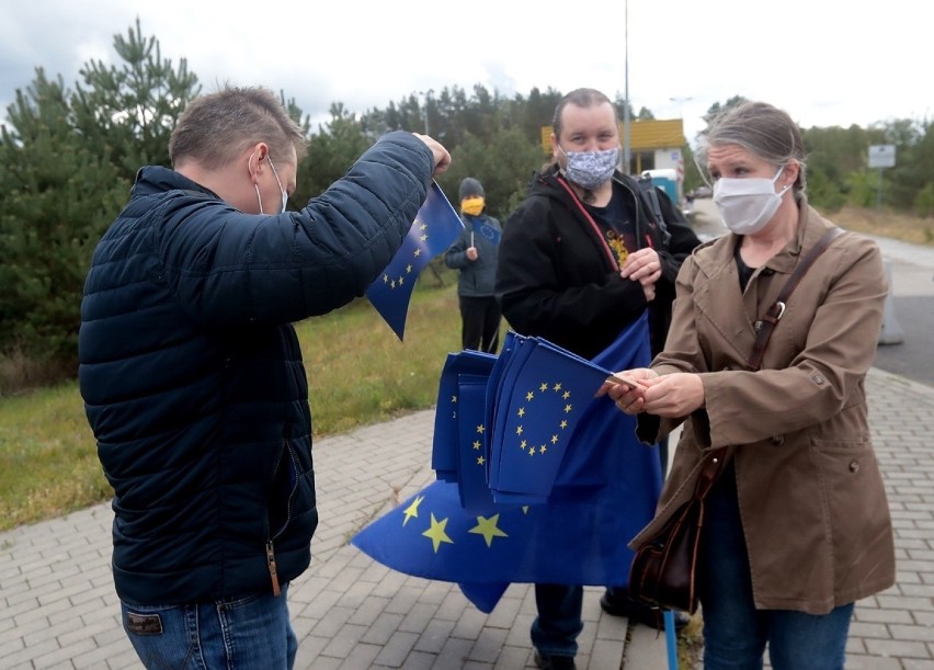 Kolejna demonstracja na przejściu granicznym 