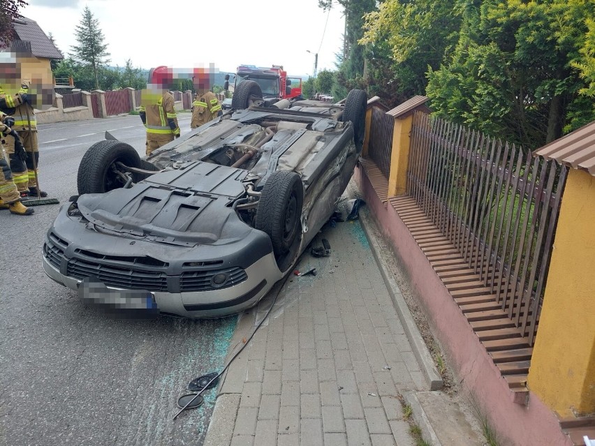 Groźny wypadek w Kwaśniowie Dolnym