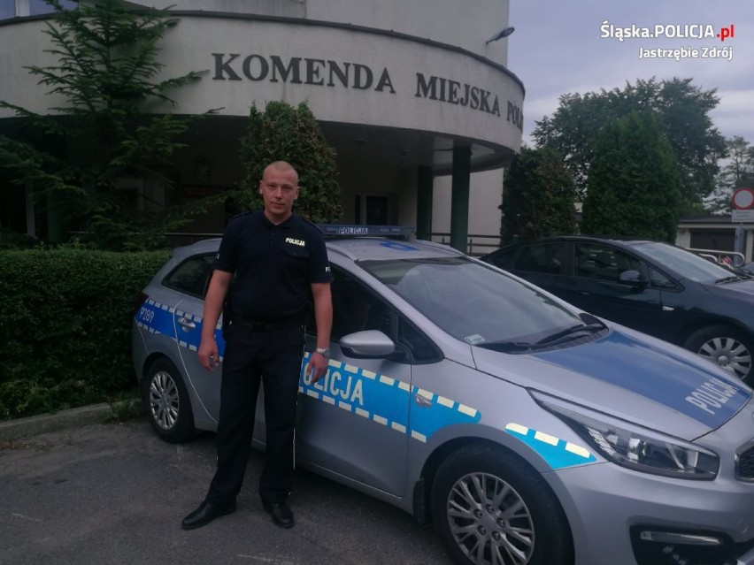 Policjant z Jastrzębia zatrzymał wandala w Żorach