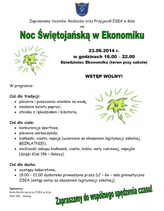 Noc Świętojańska w Ekonomiku