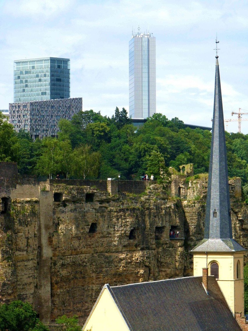 Luksemburg. Stolica Wielkiego Księstwa Luksemburga.