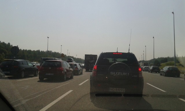 Korek autostradowy na A4