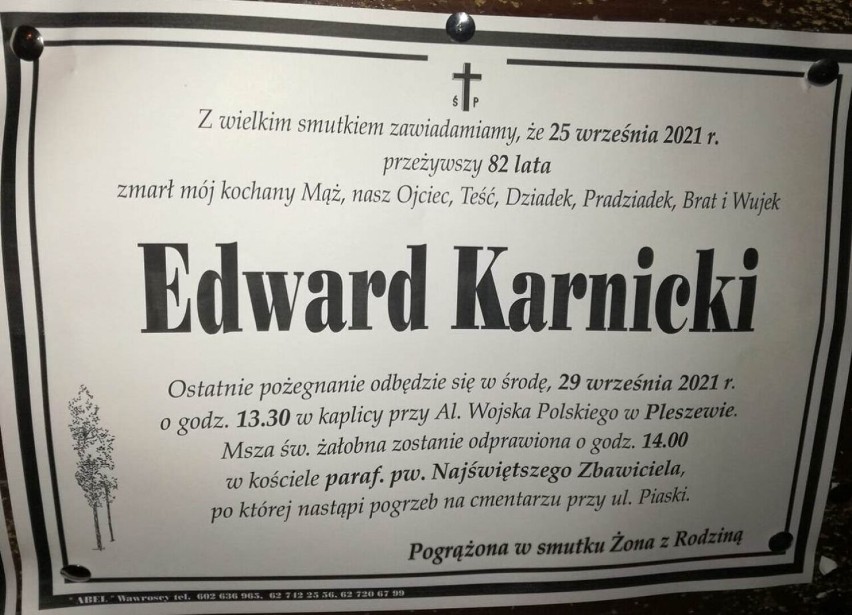 Odszedł Edward Karnicki