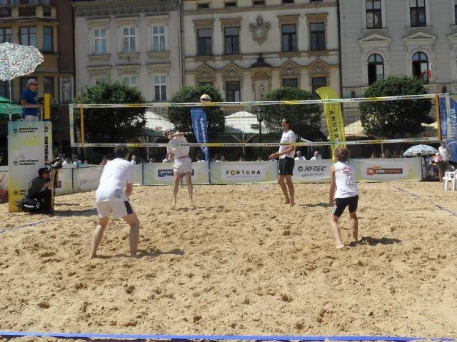 Tak podczas Plaży - Siatkówki Plażowej bawiono się w Cieszynie.