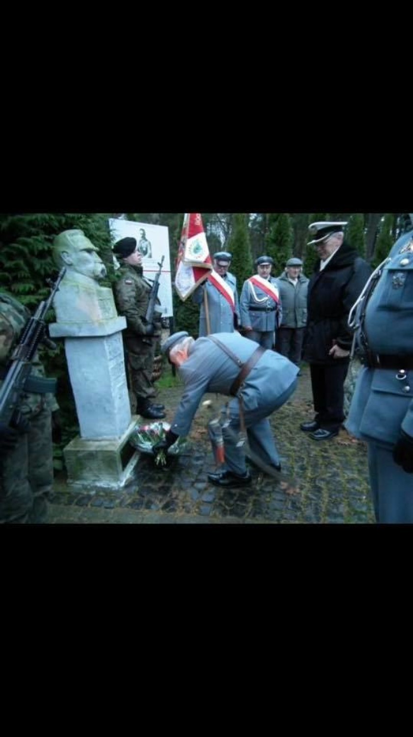 150. urodziny marszałka Józefa Piłsudskiego w powiecie puckim. Piłsudczycy w Rozewiu | ZDJĘCIA