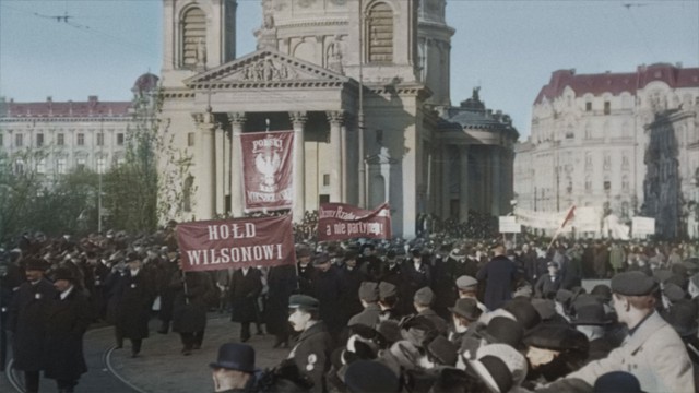 Niepodległość. Archiwalne wideo z przedwojennej Warszawy. Kolorowy Piłsudski i stolica w latach 1914-1923 [ZDJĘCIA]