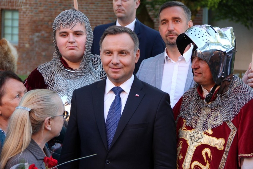 Andrzej Duda w Pelplinie o lokalnej historii, referendum konsultacyjnym i... cukrowni [WIDEO, ZDJĘCIA]