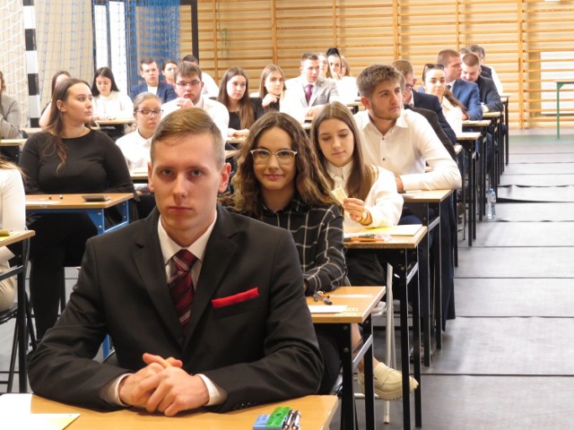Tuż przed rozpoczęciem matury z matematyki odwiedziliśmy maturzystów w Centrum Kształcenia Zawodowego i Ustawicznego w Brodnicy