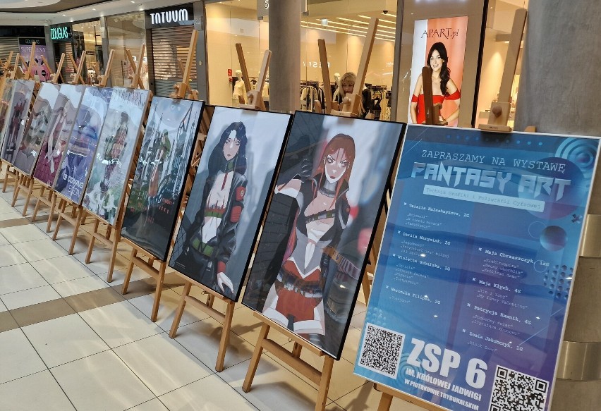 Wystawa prac uczniów ZSP 6 w Piotrkowie w Focus Mall