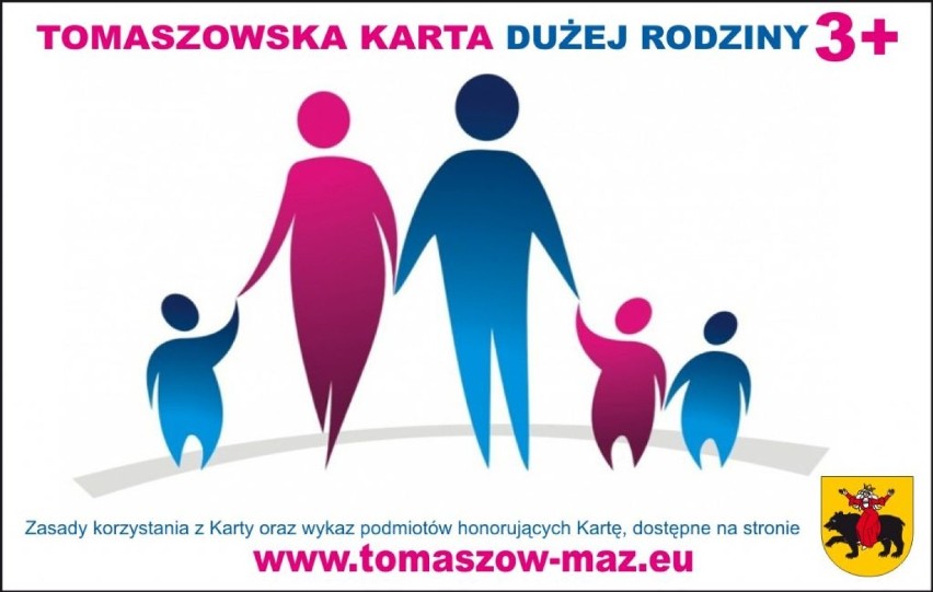 Tomaszowska Karta Dużej Rodziny 3+: Który wzór karty lepszy?
