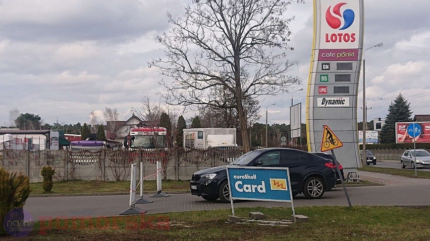 Tragedia na stacji paliw w Michelinie we Włocławku.