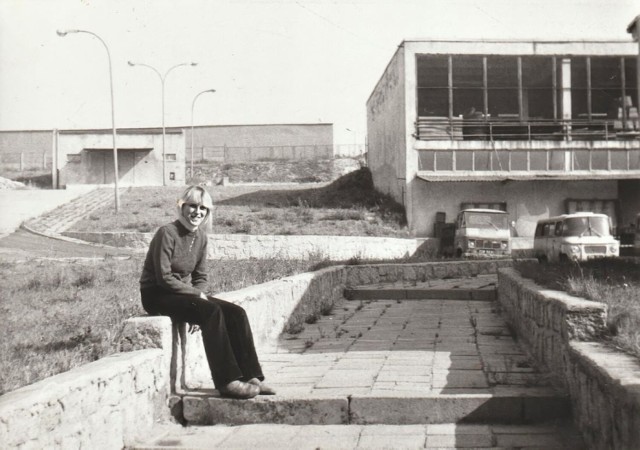 Na terenie ZGKiM w sierpniu 1982 roku.