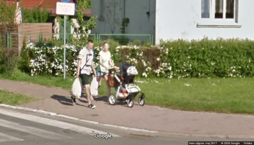 Opalenica. Google Street View przyłapały mieszkańców. Rozpoznajecie siebie na zdjęciach? 