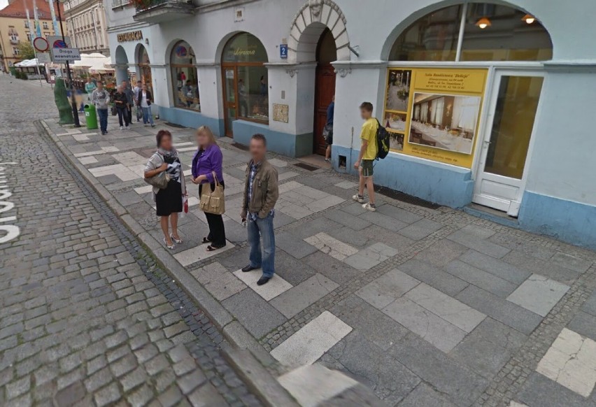 Kaliszanie w śródmieściu na zdjęciach Google Street View. ZDJĘCIA 