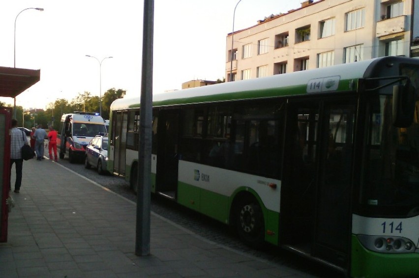 Białystok: Wypadek autobusu na ul. Branickiego