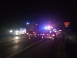 Wypadek w Modlnicy. Na drodze krajowej zderzyły się trzy pojazdy