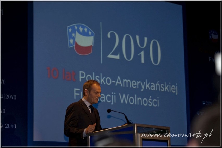 Obchody 10-lecia Polsko-Amerykańskiej Fundacji Wolności....