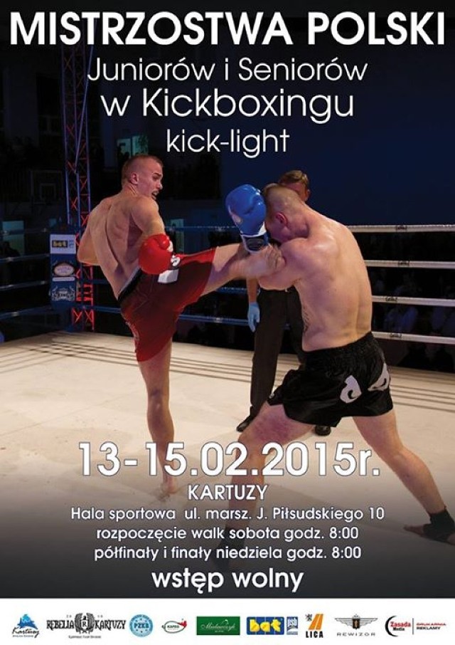 Kartuzy - Mistrzostwa Polski w Kick -  Boxingu 2015