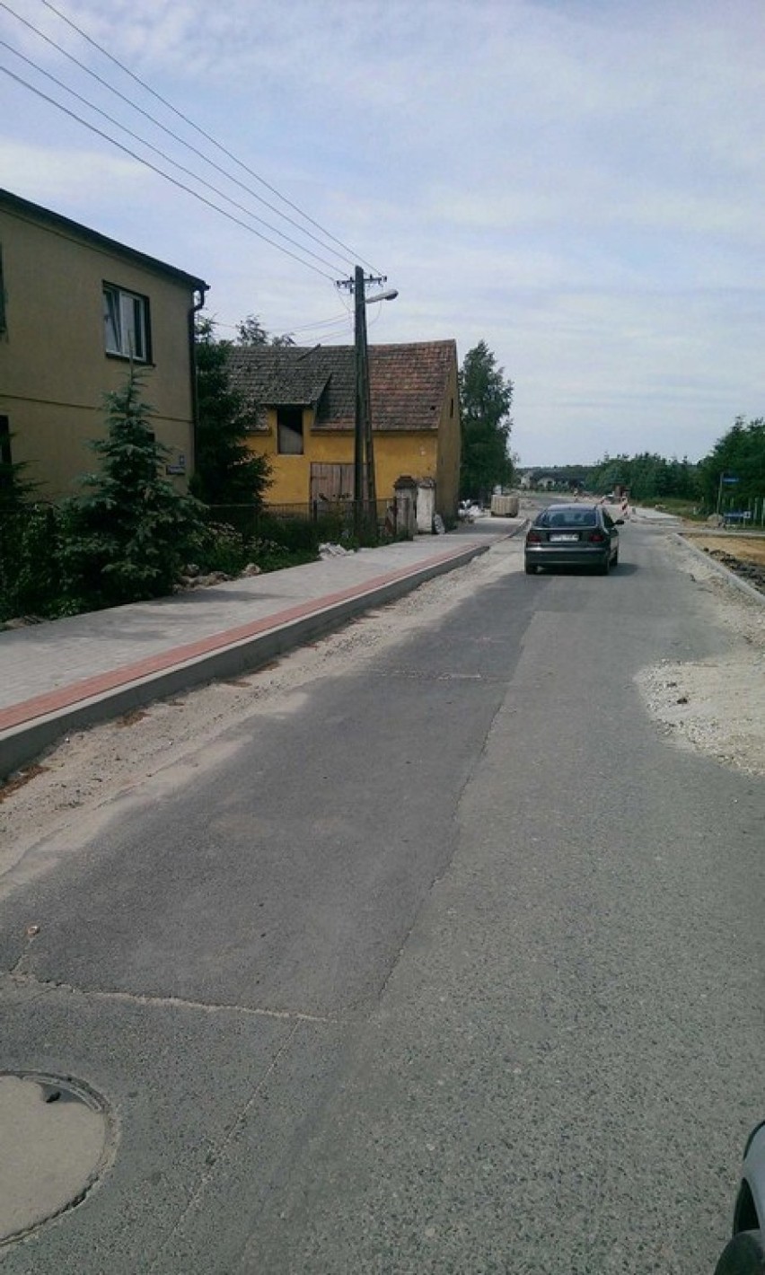 Remont drogi ulicy Taczanowskiego w Zielonej Łące