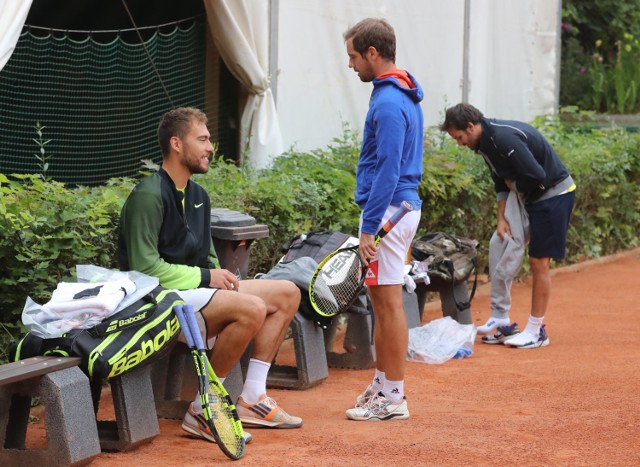 Dziś wspólny trening na kortach przy al. Wojska Polskiego mieli Jerzy Janowicz i Richard Gasquet, dwie największe gwiazdy tegorocznego turnieju Pekao Szczecin Open.