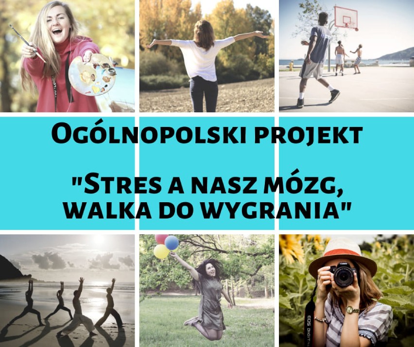 Projekt „Stres a nasz mózg – walka do wygrania” powstał w Zespole Szkół Ekonomiczno – Usługowych w Żychlinie, wyruszył w Polskę