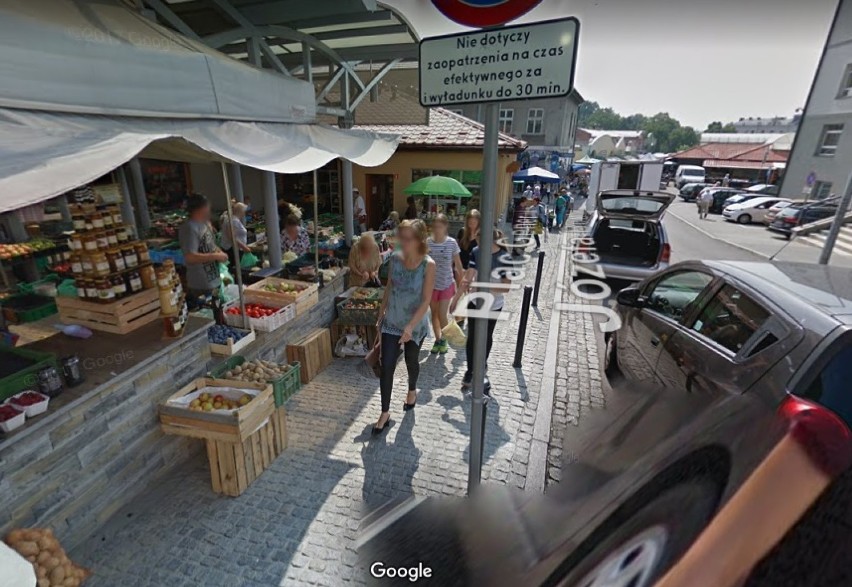 Kamery Google Street View uchwyciły wiele miejsc i osób w...