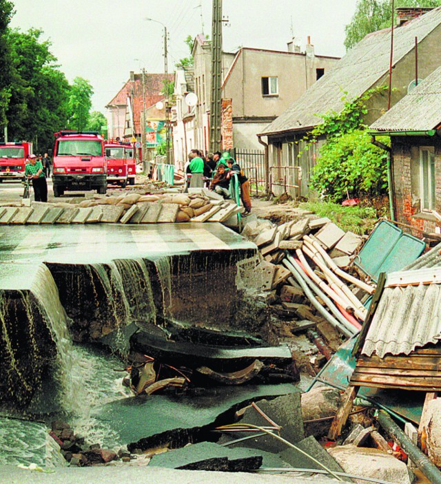 Powódź w Gdańsku 9 lipca 2001. 17 rocznica wielkiej powodzi w Gdańsku
