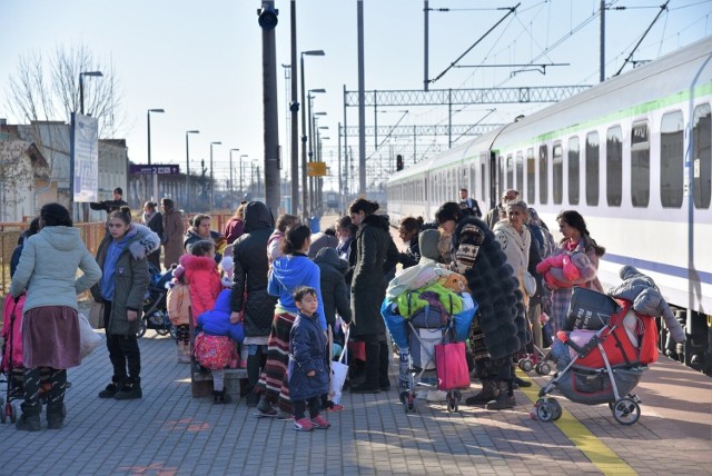Zdjęcia wykonano w Rzepinie, gdzie pociągami do Lubuskiego przyjeżdżają tysiące uchodźców. Część zostaje, niektórzy decydują się na dalszą podróż na zachód Europy. W Kostrzynie przebywa ponad tysiąc uchodźców, ale dokładna liczba jest trudna do oszacowania.