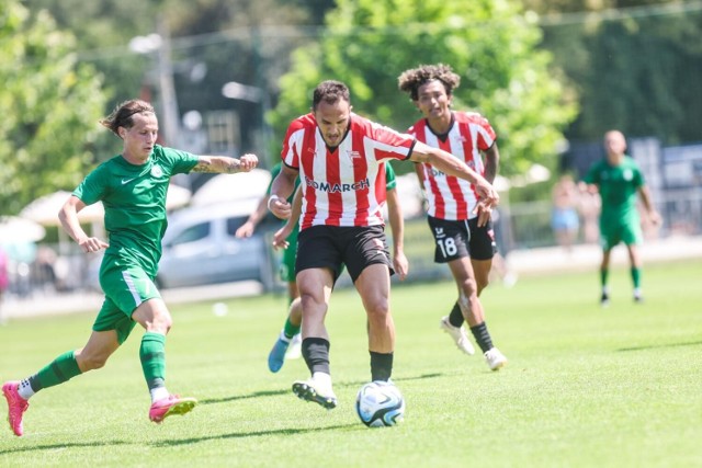 08.07.2023, aj opalenica  ,  mecz towarzyski  przygotowania do sezonu sparing warta poznan - cracovia  nz stefan savic . glos wielkopolski. fot. adam jastrzebowski/polska press