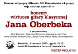 Jan Oberbek, wirtuoz gitary klasycznej, zagra w kościele OO. Bernardynów w Łęczycy