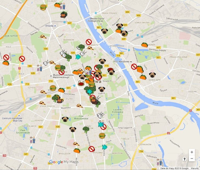 Gastronomiczna Mapa Warszawy. Najważniejsze lokale w jednym...