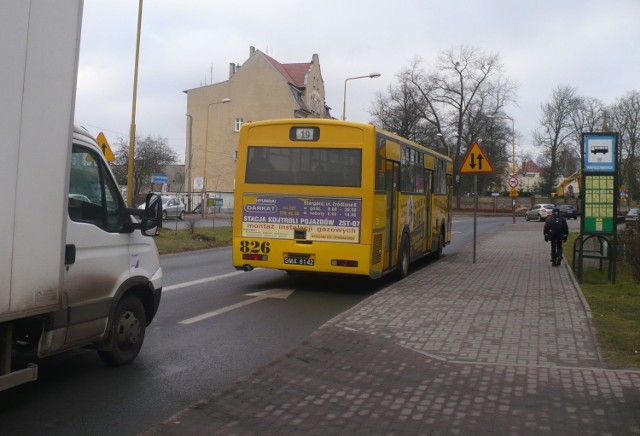 Autobusy rzadziej będą się zatrzymywały na przystanku Warszawska-Staszica.