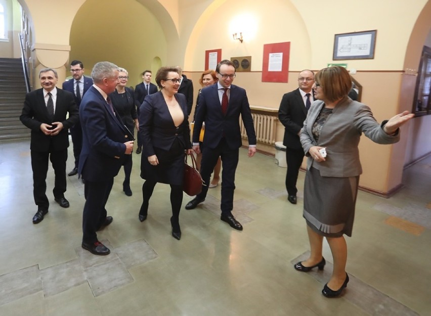Minister edukacji Anna Zalewska z wizytą w Szczecinie 