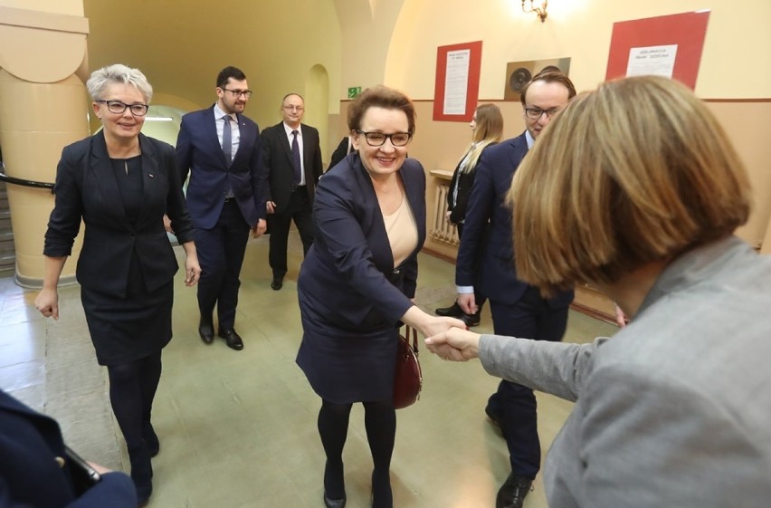 Minister edukacji Anna Zalewska z wizytą w Szczecinie 