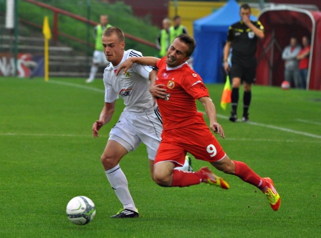 Marcin Kaczmarek zdobył gola dla Widzewa