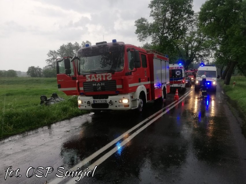 Poważny wypadek na trasie Karśnice-Wilkowo Polskie