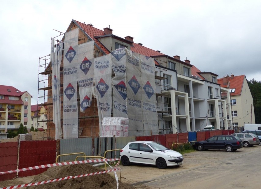 Lębork. Budują bloki przy ul. Czecha ZDJĘCIA, WIDEO