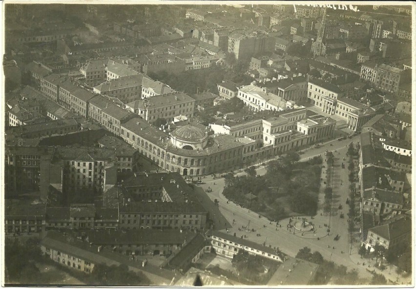 Niezwykłe zdjęcia lotnicze Warszawy sprzed 100 lat.