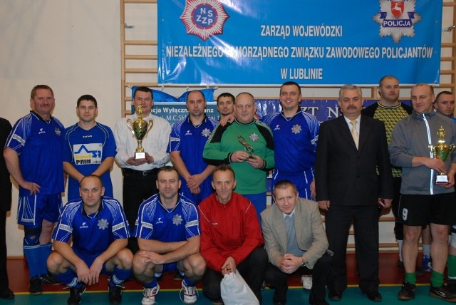VII Turniej Halowej Piłki Nożnej Policjantów w Kraśniku