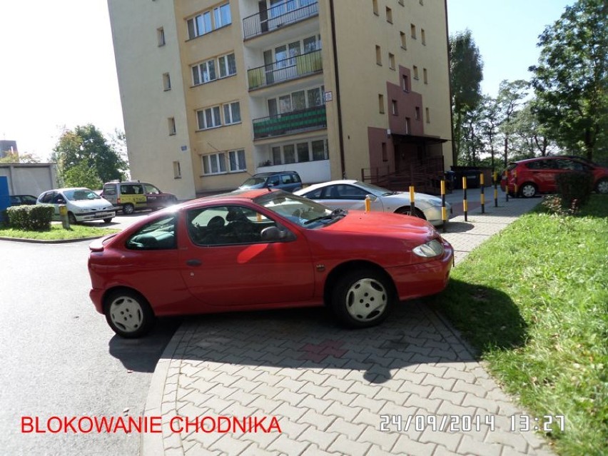 Miszcz parkowania w Gliwicach. Straż Miejska publikuje nowe zdjecia
