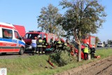 STRAŻACY W AKCJI: Wypadek na Drodze Krajowej nr 36 (Kuklinów-Kobylin) - ZDJĘCIA