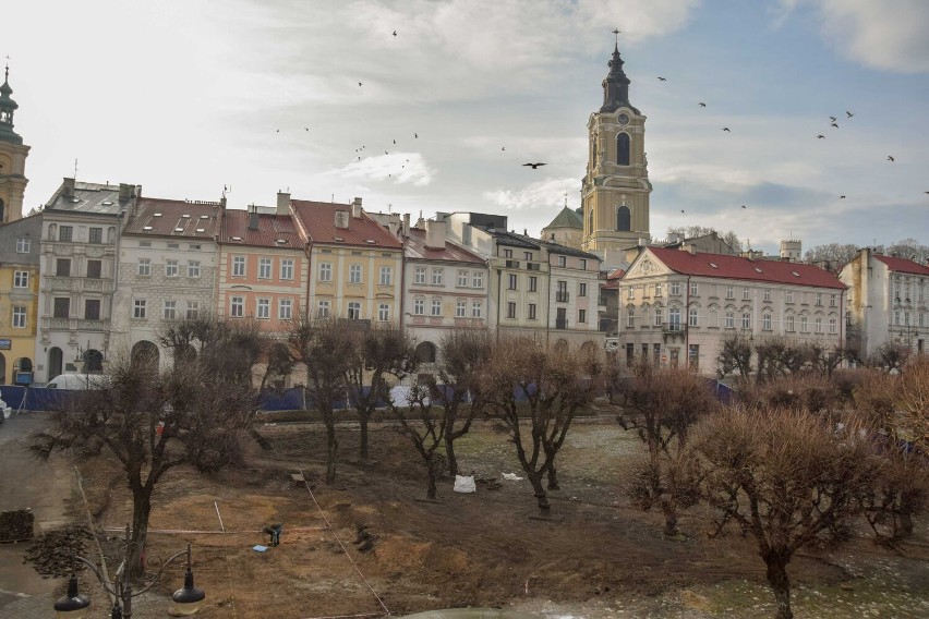 Trwa remont Rynku w Przemyślu.